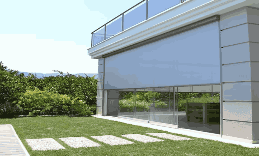 Vorhangs mit Reißverschluss